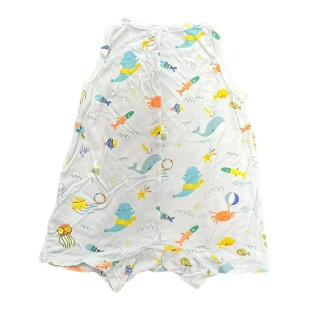 Angel Dear Organic Cotton Whale Romper, 3-6 months, Like New